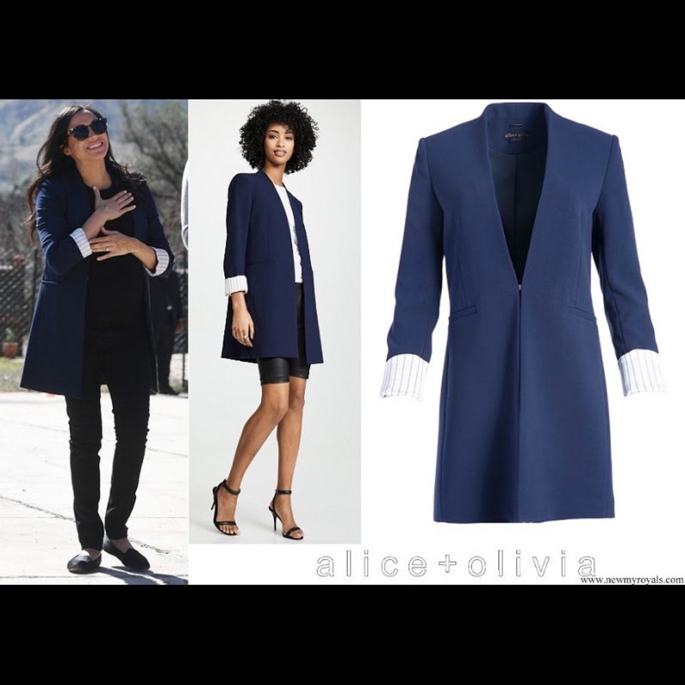 Alice + Olivia Simpson blazer ASO Meghan Markle